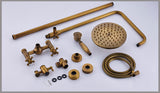 Wall Mounted Brass Shower With Hand Shower #201725