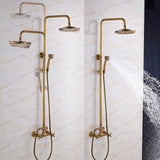 Wall Mounted Brass Shower With Hand Shower #201725