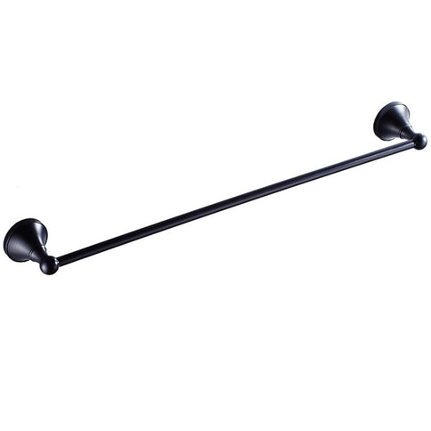 Black Antique Single Towel Rail #20194