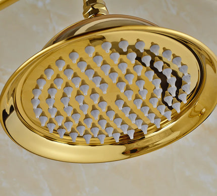 Polished Gold Wall Mounted Shower #20220