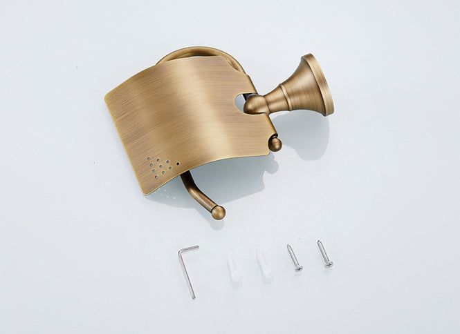 Antique Brass Toilet Roll Holder #20181