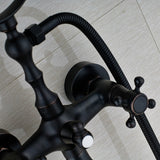 Oil Rubbed Wall Mounted Victorian Bath Mixer #20179