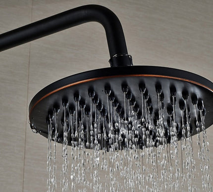 Oil Rubbed Black Antique Wall Mounted Shower  #201718