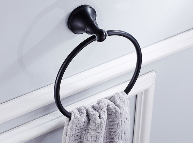 Oil Rubbed Black Towel Ring #20192