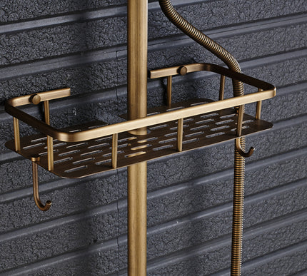 Antique Brass Wall Mounted Shower  #201717