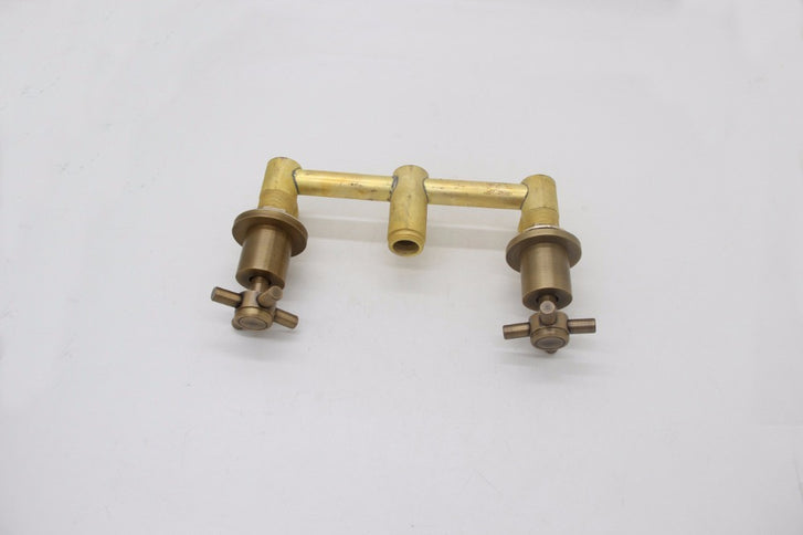 Modern Brass Cross Handle 3 Hole Basin Mixer #20103