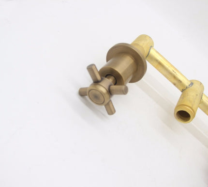 Modern Brass Cross Handle 3 Hole Basin Mixer #20103