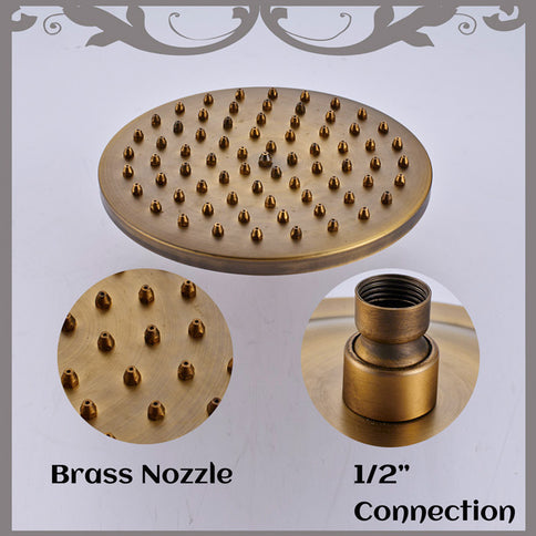 Wall Mounted Brass Shower With Hand Shower #201725