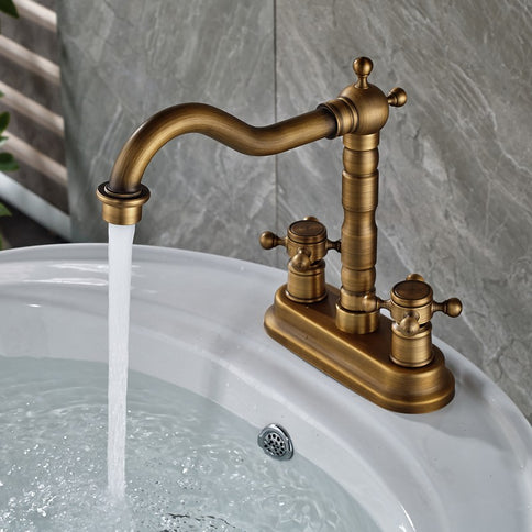 Brass Deck Mounted Basin Mixer #201751