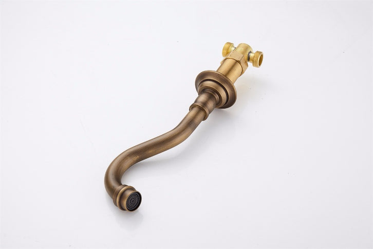 Brass Wall Mount Mixer 3 Piece #201747