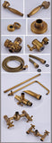 Wall Mounted Brass Shower With Hand Shower #201725