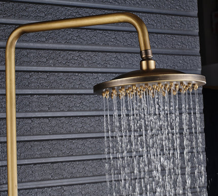 Antique Brass Wall Mounted Shower  #201717
