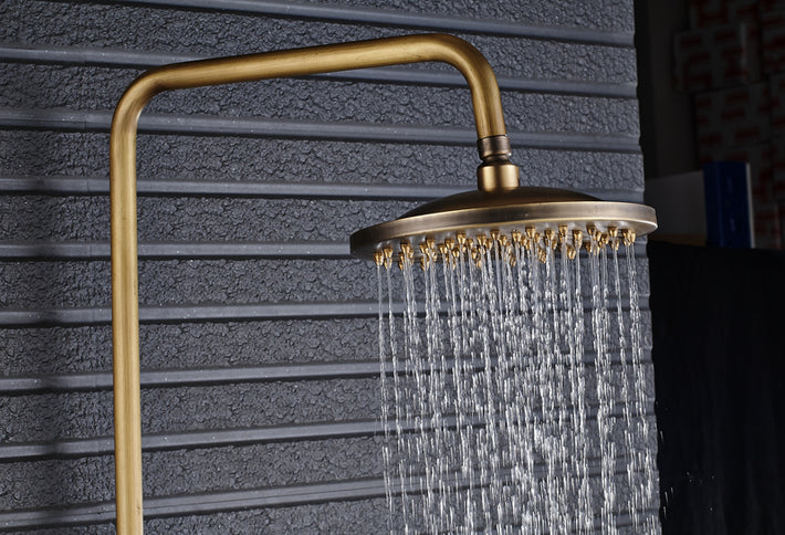Antique Brass Wall Mounted Shower  #201717