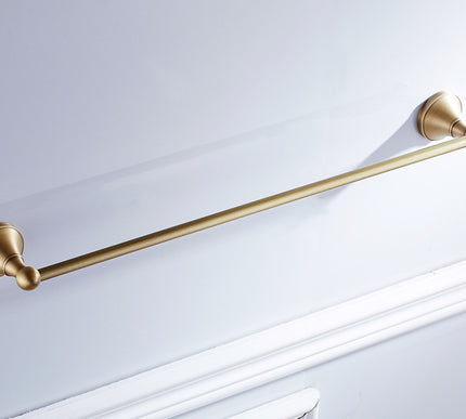 Antique Brass Single Towel Rail #20184