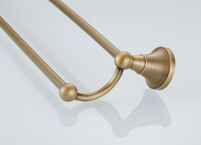 Antique Brass Double Towel Rail  #20185