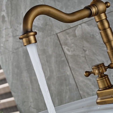 Brass Deck Mounted Basin Mixer #201751