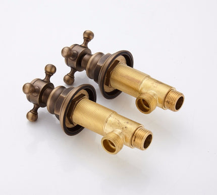 Brass Wall Mount Mixer 3 Piece #201747