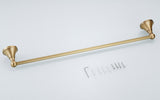 Antique Brass Single Towel Rail #20184