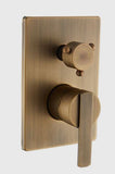 Antique Brass Shower Unit with Ceramic Hand Shower #20161