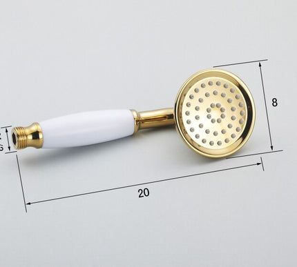 Polished Gold Wall Mounted Shower #20220