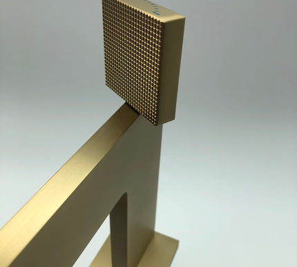 Brushed Gold Thin Basin Mixer #20142