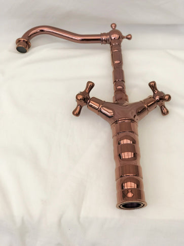 Rose Gold Antique Tall basin mixer #201719