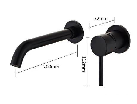 Matt Black Modern Basin Mixer #201869