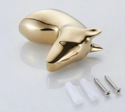 Gold Horse Robe Hook  #201844