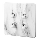 Faux Marble Toggle Light Switch – 4 lever