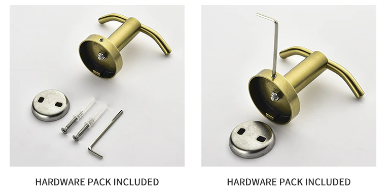 Brushed Gold Modern Robe Hook #20110