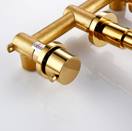 Gold Modern Wall Mount Mixer #20112
