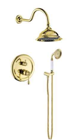 Gold Shower with Hand Shower #20114