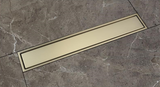 Brushed Gold Shower Trap 60cm #20117