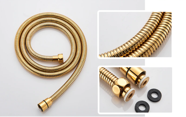 Gold Bidet Mixer with Hand Sprayer #20129