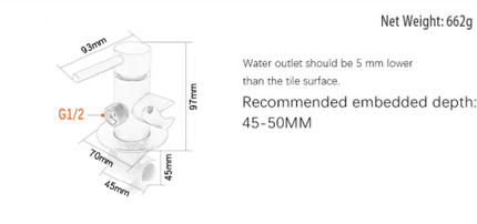 Brushed Gold Bidet #20132