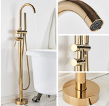 Gold Freestanding Bath Mixer #201444
