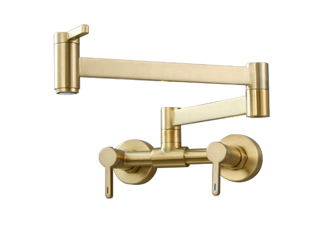 Brushed Gold Pot Filler/Kitchen Mixer #20258