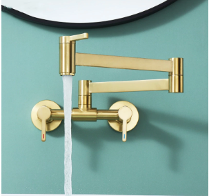 Brushed Gold Pot Filler/Kitchen Mixer #20258