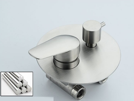 Brushed Nickel Shower with Bath Spout #20233