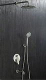 Brushed Nickel Shower with Bath Spout #20233