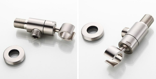 Brushed Nickel Shower with Bath Spout #20233
