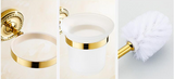 Shiny Gold Toilet Brush Holder #20236