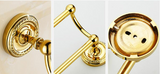 Shiny Gold Double Towel Rail #20238