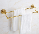 Shiny Gold Double Towel Rail #20238