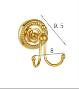 Shiny Gold Robe Hook #20240