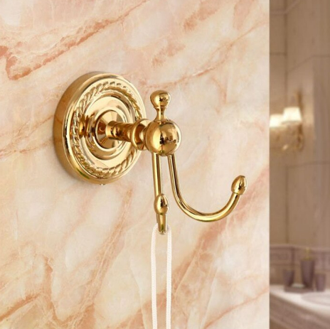 Shiny Gold Robe Hook #20240