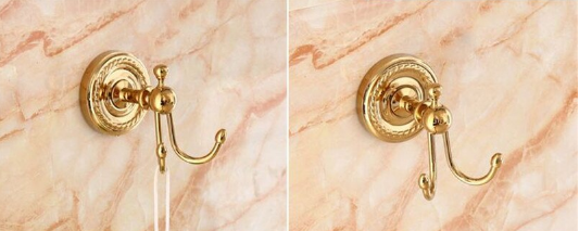 Shiny Gold Robe Hook #20240