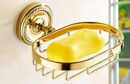 Shiny Gold Soap Holder #20241