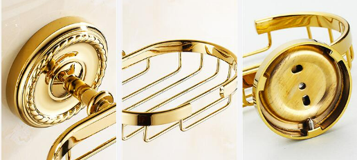 Shiny Gold Soap Holder #20241