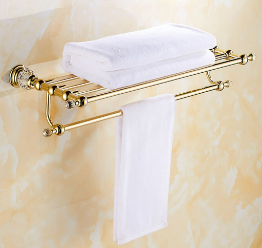 Gold Crystal Towel Rack #20250